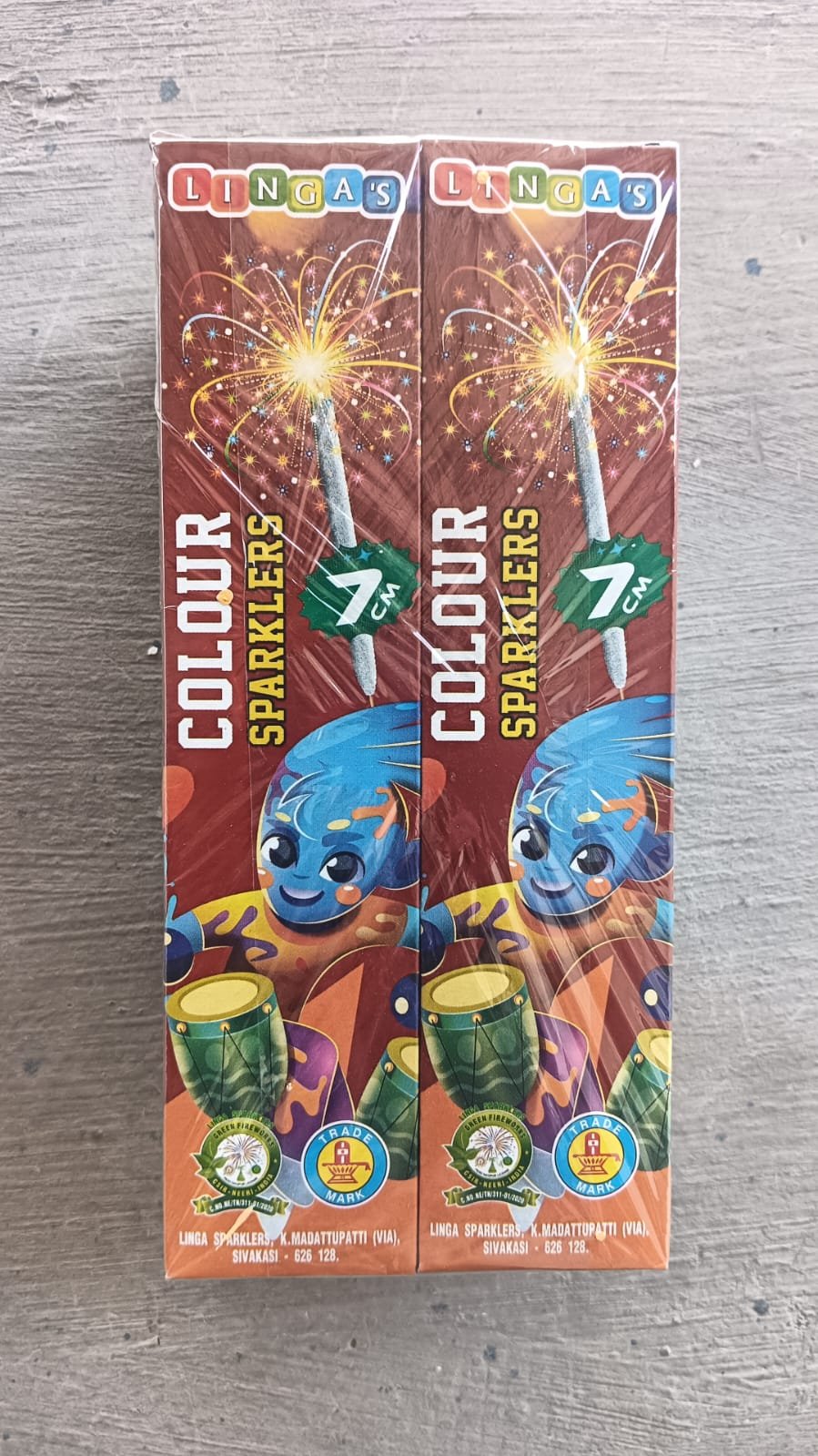 7 cm Color Sparklers (10 pcs)