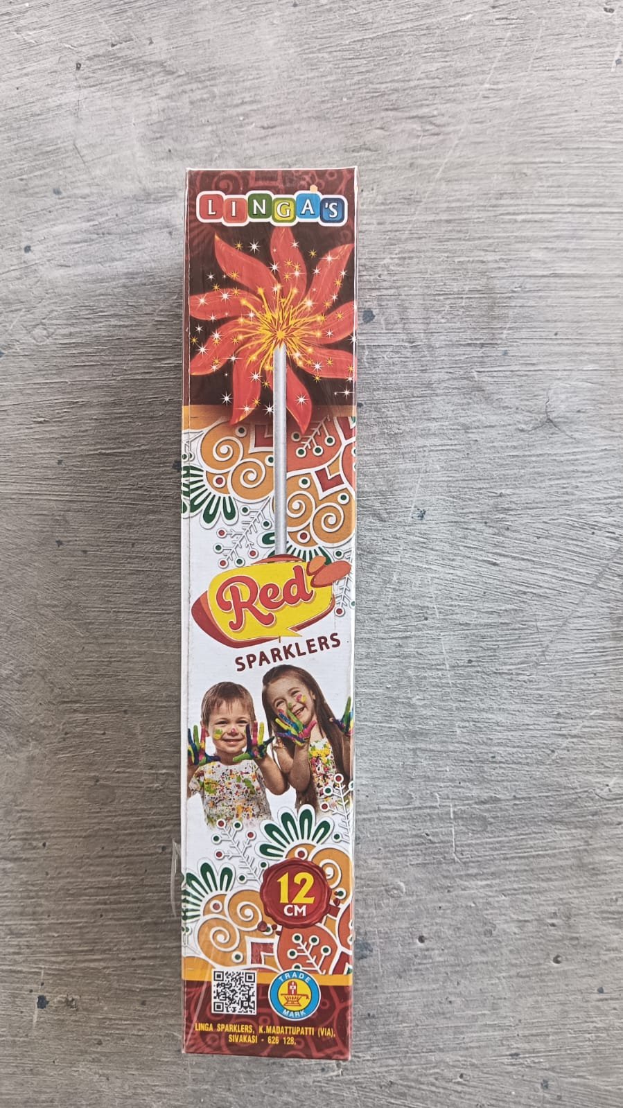 12 cm Red Color Sparklers (10 pcs)