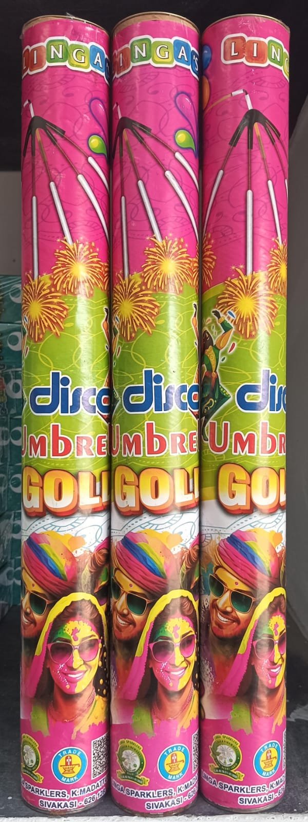 Rotating Multi color sparklers (5 pcs)
